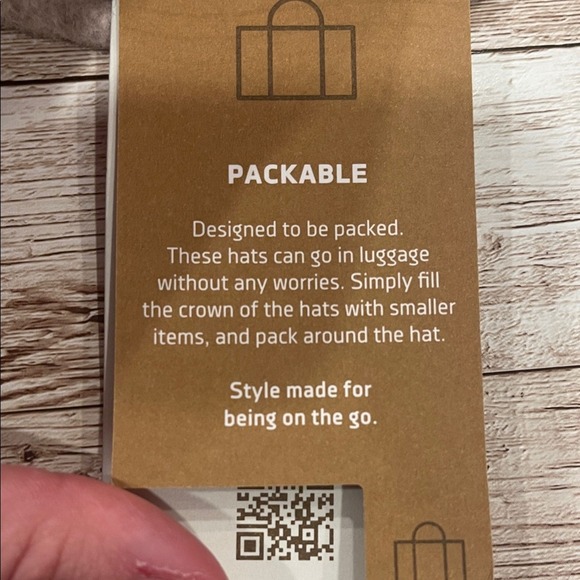 Scala Womens Taupe Wool Felt Packable Cloche Hat Floral Accent LW497 NEW - Picture 5 of 9